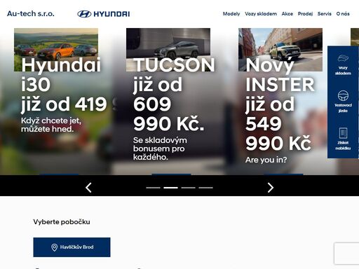 jsme autorizovaný prodejce a servis vozů hyundai. pořiďte si nové auto s 5letou zárukou nebo si vyberte z nabídky prověřených ojetých vozů. navštivte nás!