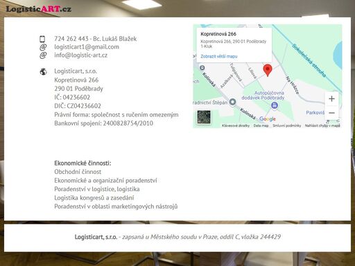 logisticart, s.r.o. - obchodní společnost