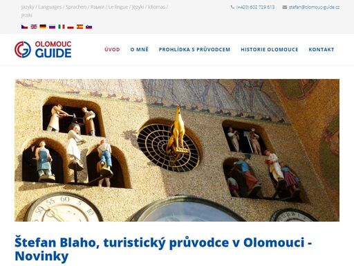 turistický průvodce v olomouci - štefan blaho