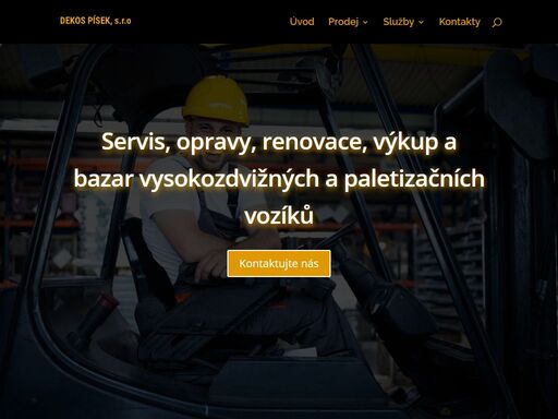 servis, úpravy, renovace, výkup a bazar vysokozvdižných a paletizačních vozíků. dále nabízíme servis a technické kontroly, případně revize lpg.