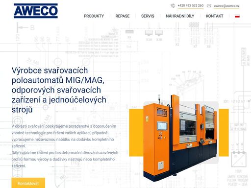 společnost aweco spol. s r.o., výrobce svařovacích a jednoúčelových zařízení“