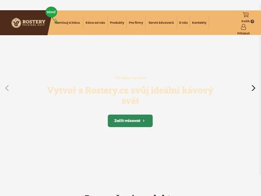čerstvě pražená výběrová káva pro firmy i jednotlivce. vytvořte si svůj mix kávy, svůj obal či přímo značku. 