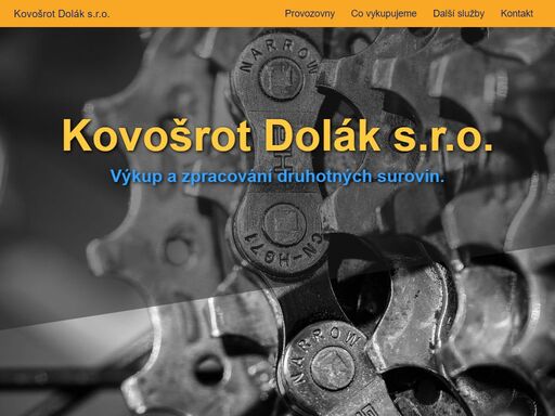 založení kovošrotu se datuje do roku 1995 v obci otaslavice na prostějovsku v areálu bývalé lesovny.
  v roce 2002 se otevírá druhá provozovna v rozstání.