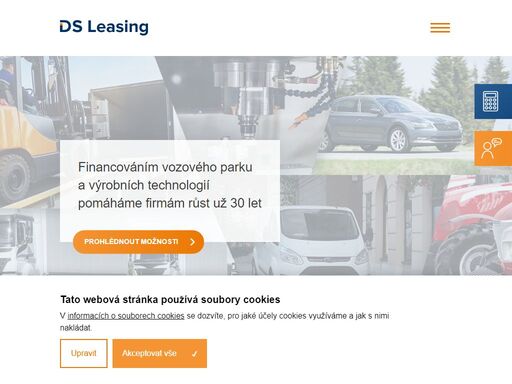 financováním aut, strojů a výrobních technologií pomáháme firmám růst už 28 let. chcete zjistit možnosti financování pro vaši firmu? vyzkoušejte konzultaci zdarma.