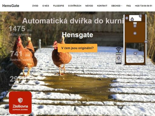 objevte jednodušší a efektivnější způsob chovu drůbeže. automatická dvířka do kurníku hensgate zajistí slepičkám bezpečí a vám pohodlí.