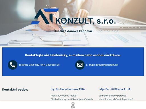 at konzult, daňová a účetní kancelář