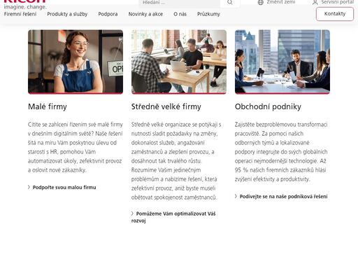 ricoh - značka moderních rozměrů obchodní komunikace a správy dokumentů, značka průkopníka na cestě k designu.