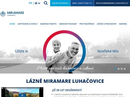lázeňské hotely miramare luhačovice patří do sítě lázeňských a wellness hotelů royal spa. miramare luhačovice nabízí lázeňské pobyty, wellness pobyty a víkendové pobyty v luhačovicích.