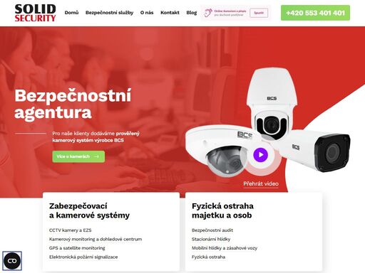 solid security - bezpečnostní agentura s dlouholetými zkušenostmi v oblasti ochrany majetku a osob, zabezpečovacích systémů, cctv monitoringu a facility managementu.