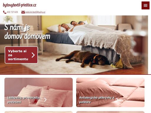 bytový textil - přeštice