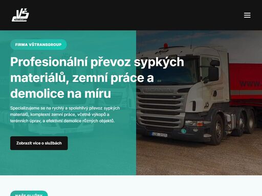 specializujeme se na přepravu sypkých materiálů, zemní práce včetně výkopů a terénních úprav, a efektivní demolice objektů. cenová nabídka zdarma!