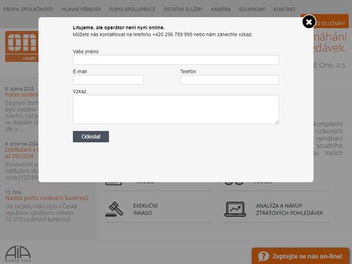 www.creditone.cz