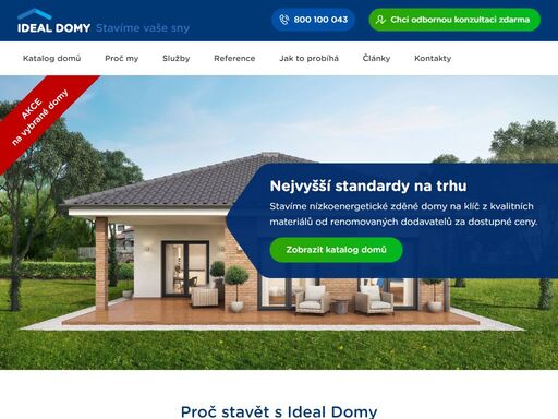 stavíme nízkoenergetické zděné domy na klíč z kvalitních materiálů od renomovaných dodavatelů za nízké ceny. pomůžeme vám i s financováním.