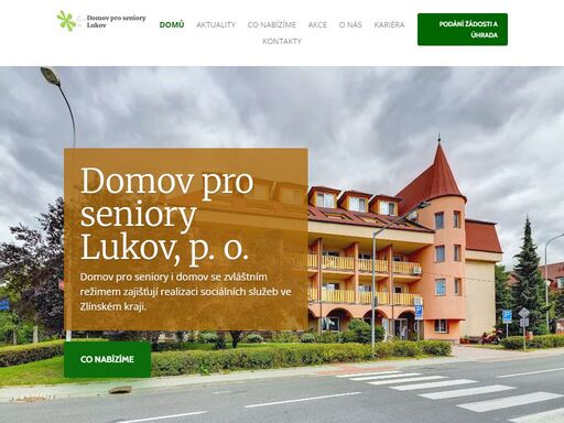 poskytovatel domov pro seniory lukov, služba domov pro seniory i domov se zvláštním režimem zajišťují realizaci sociálních služeb ve zlínském kraji v rámci pověření k poskytování služeb obecného hospodářského zájmu v souladu s programem zajištění dostupnosti sociálních služeb na území zlínského kraje.