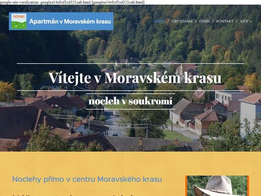 apartmán v moravském krasu,ubytování v domácím prostředí, prázdniny na venkově, ubytování v moravském krasu
