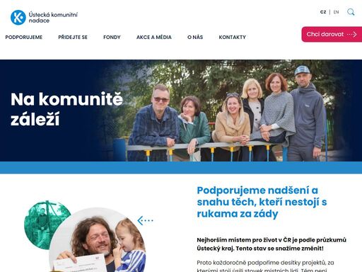 podporujeme nadšení a snahu těch, kteří nestojí s rukama za zády. proto každoročně podpoříme desítky projektů, za kterými stojí úsilí stovek místních lidí.