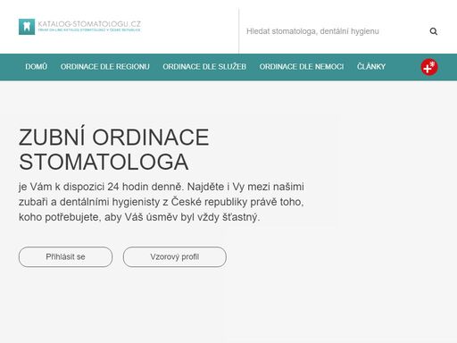 první katalog stomatologů v české republice. rozsáhlý seznam zubařů  a stomatologických ordinací fungující již od roku 2009.