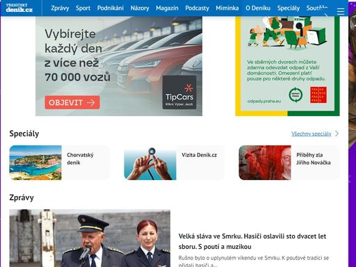 novinky a zprávy z třebíče a okolí. nejdůležitější informace a události z jednotlivých obcí, dění v politice, kultuře, sportu i v běžném životě.