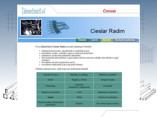 zámečnictví, soutružení, soustruh, řezání, vrtání, broušení, kovovýroba zámečnictví a kovovýroba na zakázku