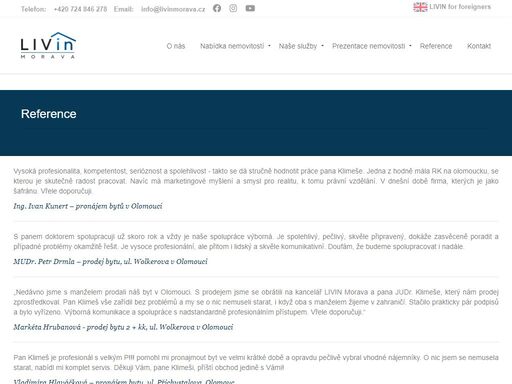 v realitní kanceláři livin morava se zaměřujeme na zprostředkování prodeje a pronájmu bytů, domů, nebytových prostor a pozemků v olomouckém kraji. poskytujeme komplexní realitní servis, včetně finančních a právních služeb.
