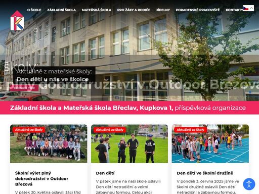 základní škola a mateřská škola břeclav, kupkova 1