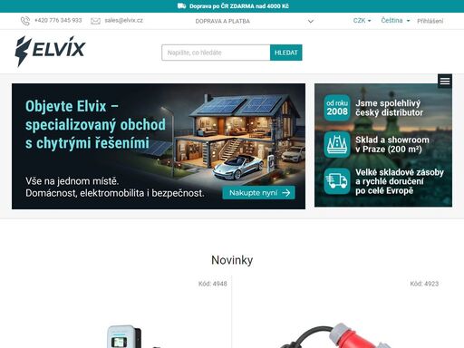 objevte nabíjecí stanice pro elektromobily, inteligentní domácí technologie a solární zařízení na elvix. nakupujte spolehlivé, ekologické inovace pro moderní bydlení.
