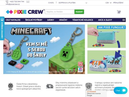 pixie crew - internetový obchod s pixelovými batohy, školními penály, pouzdry, termohrnky, silikonovými náramky, taškami přes rameno a tématickými doplňky.