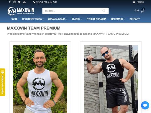 maxxwin, sportovní výživa prémiové kvality maxxwin a doplňky pro zdraví, krásu a vitalitu revix