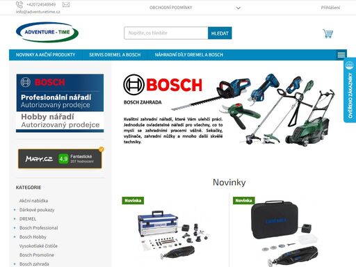 prodej a servis elektrického nářadí a příslušenství bosch dremel