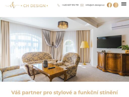 šití záclon a závěsů na míru. dodáme garnýže, kolejnice, rolety, plisé a textilní doplňky pro byty, domy i hotely | ch design – slavkov u brna.