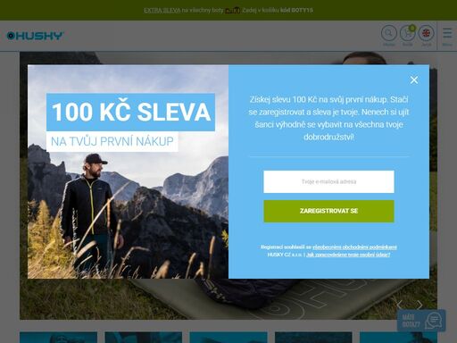 nakupujte outdoorové vybavení přímo od výrobce. husky - česká firma s širokou sítí prodejen po celé české republice. nabízíme oblečení, stany, spacáky a batohy.