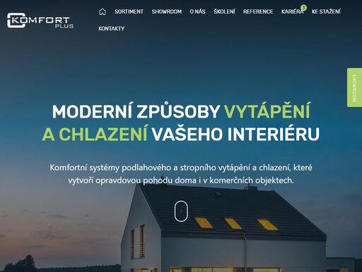pomůžeme vám vyřešit způsob pokládky podlahového, stropního či stěnového vytápění a chlazení. objevte nové trendy a technologie a užívejte si ideální teplotu během celého roku.