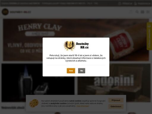doutniky-rb.cz - internetový obchod s doutníky, kávou a alkoholem