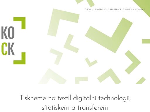 tiskneme na textil digitální technologií, sítotiskem a transferem