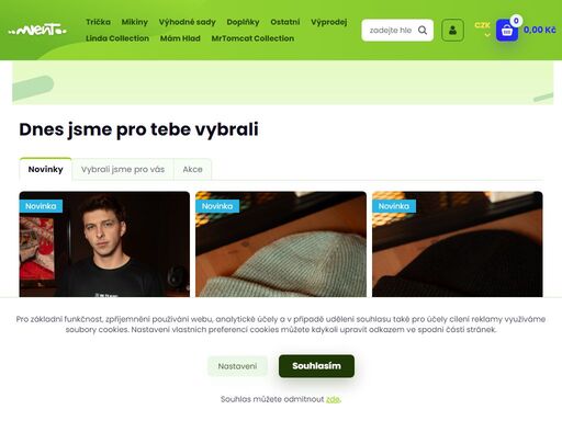 oficiální eshop youtubera menta.