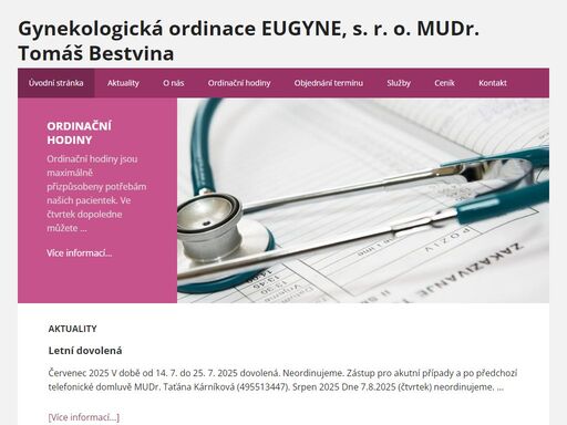 moderní gynekologická ambulance v hradci králové