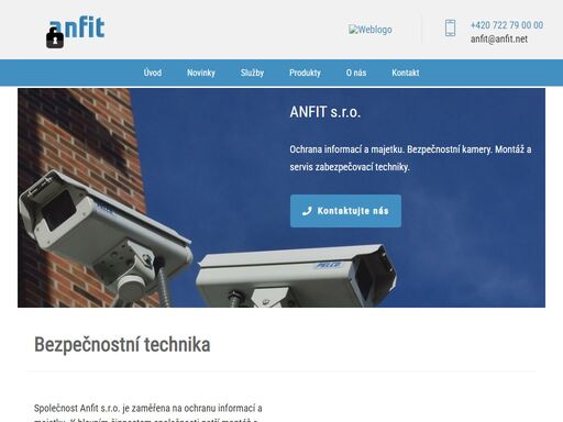 anfit je společnost zabývající se montáží a servisem ezs, eps, shz. oscor green, anfit, zabezpečovací systémy, elektronická požární signalizace, stabilní hasící zařízení