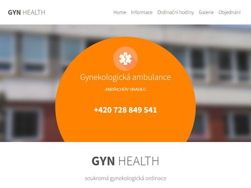 gyn health - gynekologická ambulance jindřichův hradec, kardašova řečice, kunžak.