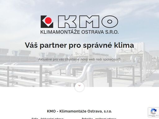 prodej, projekční činnost, montážní a servisní práce klimatizačních, chladících jednotek, tepelných čerpadel a vzduchotechnických zařízení.