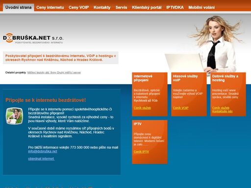 dobruška.net - bezdrátové připojení k internetu
