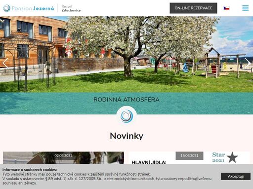 pension jezerná