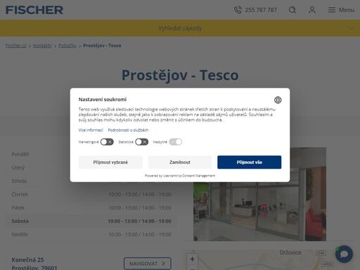 naši pracovníci se na vás těší na pobočce prostějov - tesco. podívejte se, kde ji najdete, jaká je otevírací doba pobočky a sjednejte si osobní schůzku.