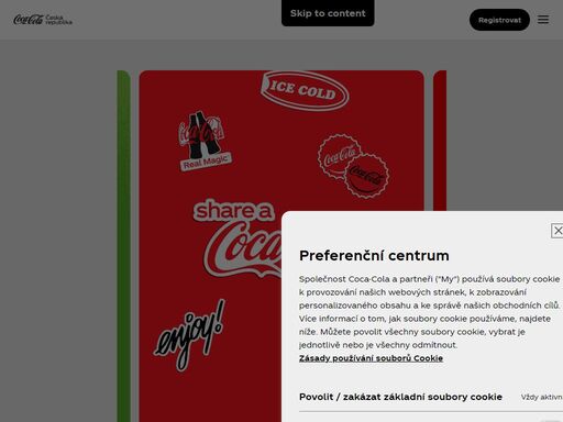 objevte chuť a kouzlo coca-cola česká republika. najděte naše ikonické nápoje, od klasické coca-coly po fanta, sprite a další.