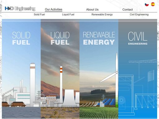 h&d engineering spol. s r.o. is a design and engineering organization that is specialized in activities in the field of power generation and civil engineering.