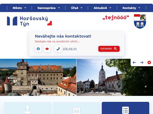 oficiální stránky města horšovský týn