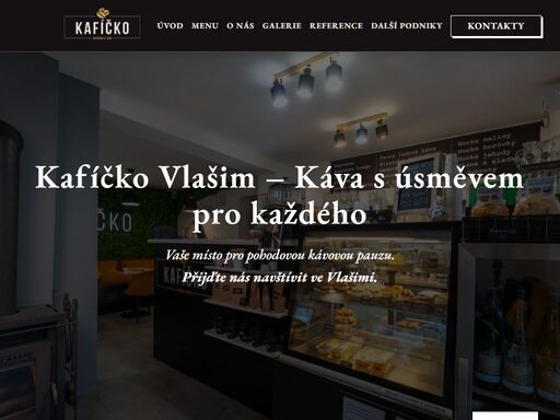 kafíčko vlašim je útulná kavárna v srdci vlašimi nabízející výběrovou kávu, lahodné zákusky a přátelskou atmosféru. navštivte nás pro nezapomenutelný gurmánský zážitek.