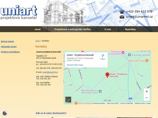 www.uniartml.cz/kontakty