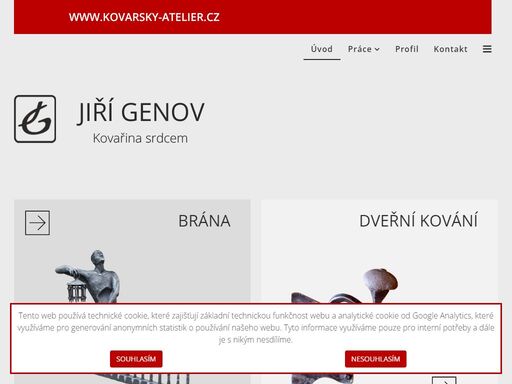 jsem umělecký kovář. zaměřuji se na práci nejen jako na řemeslo, ale především na skloubení výtvarné tvorby s kvalitním řemeslným zpracováním.