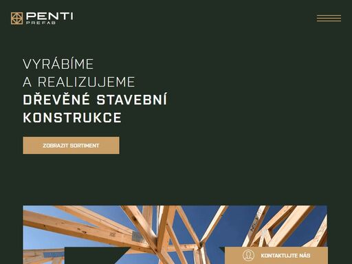 vyrábíme a realizujeme dřevěné stavební konstrukce.