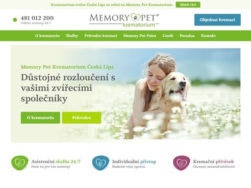 důstojné rozloučení s vašimi zvířecími společníky v krematoriu zvířat jediného svého druhu v libereckém, ústeckém a královehradeckém kraji.